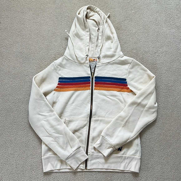 Aviator Nation | 5 Stripe Zip Up - Picture 2 of 12